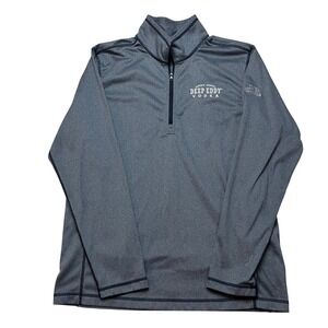 The North Face Pullover Mens Large Gray Deep Eddy Vodka 1/4 Zip NF0A3LHB Fleece